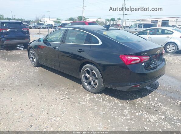 1G1ZD5STXNF184411 2022 CHEVROLET MALIBU Black უკანა მარცხენა