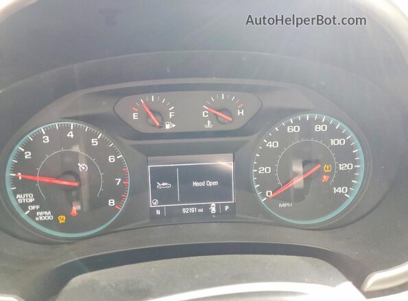 1G1ZD5STXPF140895 2023 CHEVROLET MALIBU White Instrument cluster view