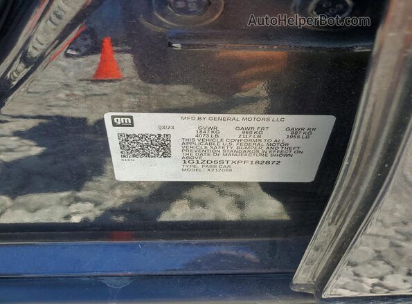 1G1ZD5STXPF182872 2023 CHEVROLET MALIBU Black Շարժիչի բաժամունքի տեսք