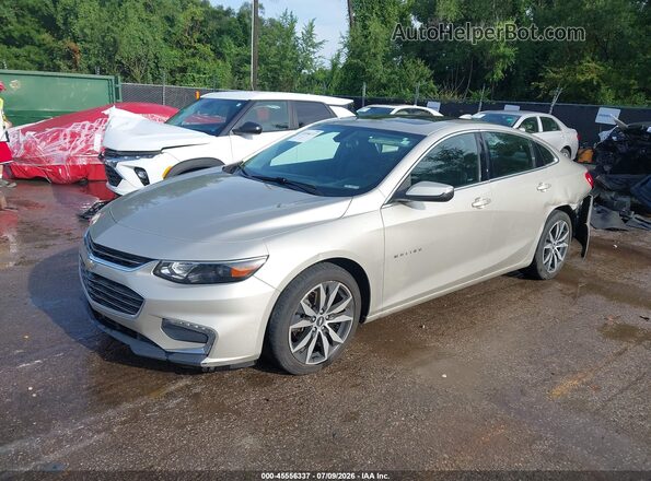 1G1ZE5ST0GF313871 2016 CHEVROLET MALIBU Cream Передня ліва чверть