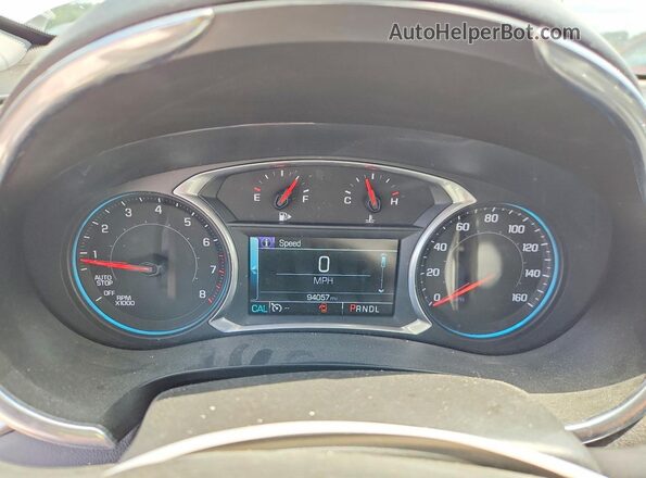 1G1ZE5ST1GF198326 2016 CHEVROLET MALIBU White Widok zestawu wskaźników