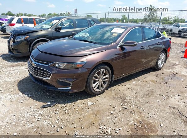 1G1ZE5ST1GF208255 2016 CHEVROLET MALIBU Brown Առջևի ձախ երեք քառորդ տեսարան