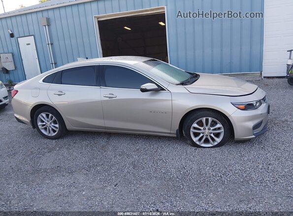 1G1ZE5ST1GF227355 2016 CHEVROLET MALIBU Gold Rear interior view