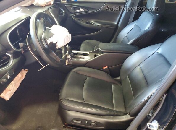 1G1ZE5ST1GF319775 2016 CHEVROLET MALIBU Black Widok wnętrza z przodu