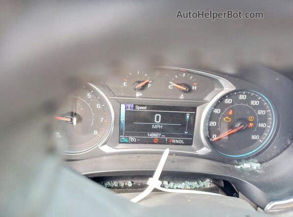 1G1ZE5ST1HF120193 2017 CHEVROLET MALIBU Silver Widok zestawu wskaźników