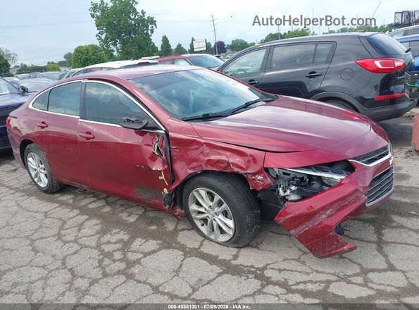 1G1ZE5ST1HF199171 2017 CHEVROLET MALIBU Red Vista interior trasera