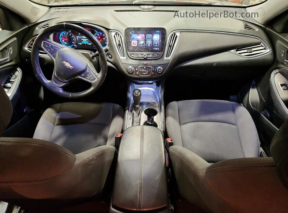 1G1ZE5ST1HF265671 2017 CHEVROLET MALIBU Silver წინა პანელის ხედი