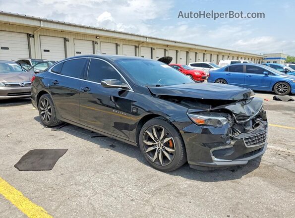 1G1ZE5ST1HF292983 2017 CHEVROLET MALIBU Black Przód prawy