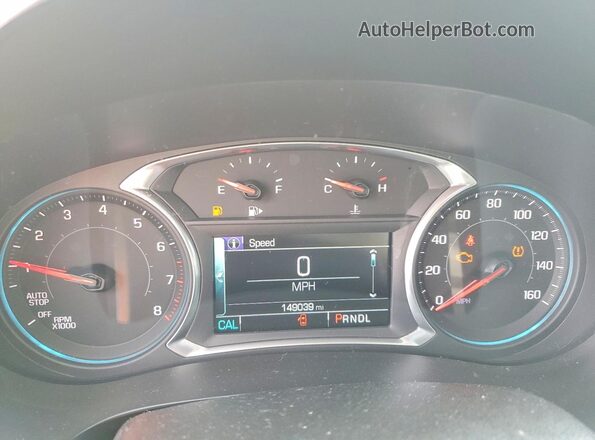 1G1ZE5ST1HF292983 2017 CHEVROLET MALIBU Black Widok zestawu wskaźników