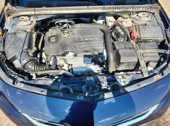 1G1ZE5ST1HF293440 2017 CHEVROLET MALIBU Синий Вид задней части салона