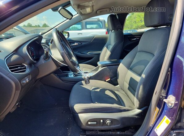 1G1ZE5ST1HF293440 2017 CHEVROLET MALIBU Синий Вид салона спереди