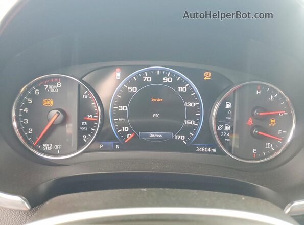 1G1ZE5ST1PF125263 2023 CHEVROLET MALIBU Silver Widok zestawu wskaźników