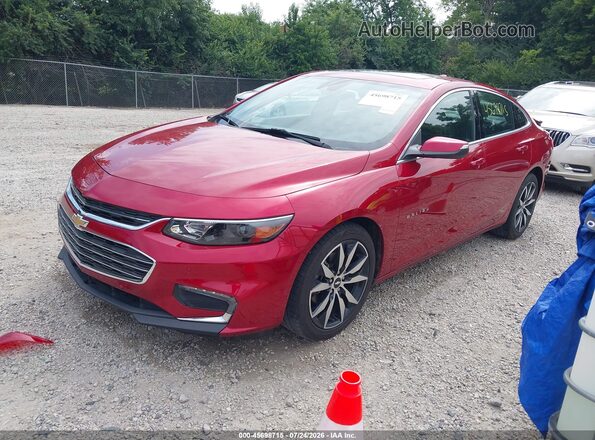 1G1ZE5ST2GF221922 2016 CHEVROLET MALIBU Red Առջևի ձախ երեք քառորդ տեսարան