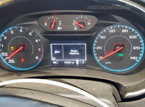 1G1ZE5ST2GF303147 2016 CHEVROLET MALIBU Silver Вид щитка приладів