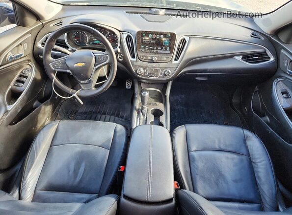 1G1ZE5ST2GF353885 2016 CHEVROLET MALIBU Black წინა პანელის ხედი