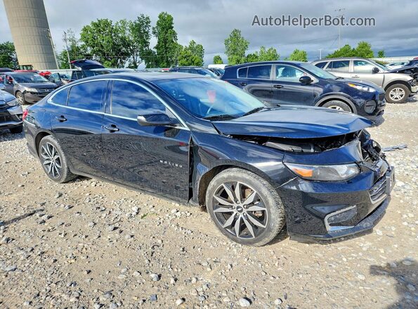 1G1ZE5ST2GF353885 2016 CHEVROLET MALIBU Black წინა მარჯვენა