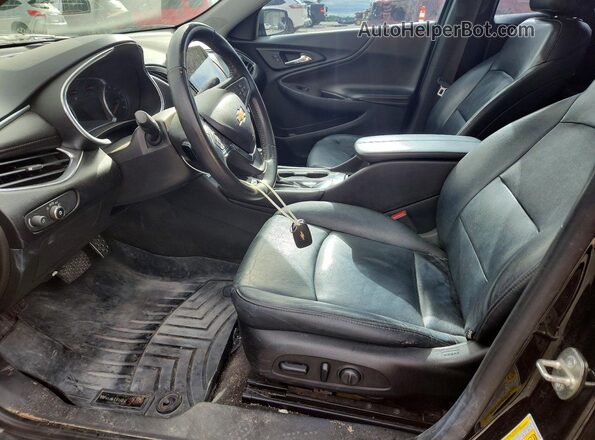 1G1ZE5ST2GF353885 2016 CHEVROLET MALIBU Black წინა სალონის ხედი