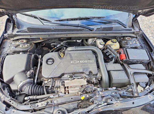 1G1ZE5ST2GF353885 2016 CHEVROLET MALIBU Black უკანა სალონის ხედი