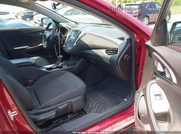 1G1ZE5ST2HF129596 2017 CHEVROLET MALIBU Red წინა სალონის ხედი