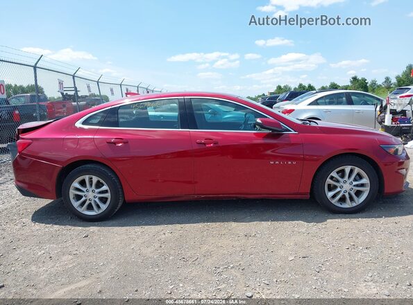 1G1ZE5ST2HF129596 2017 CHEVROLET MALIBU Red უკანა სალონის ხედი