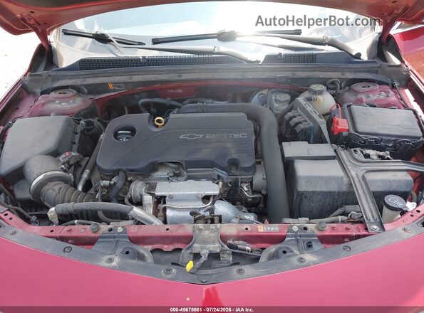 1G1ZE5ST2HF129596 2017 CHEVROLET MALIBU Red უკანა ხედი