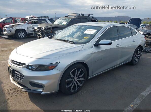 1G1ZE5ST2HF136449 2017 CHEVROLET MALIBU Silver Vista tres cuartos delantera izquierda