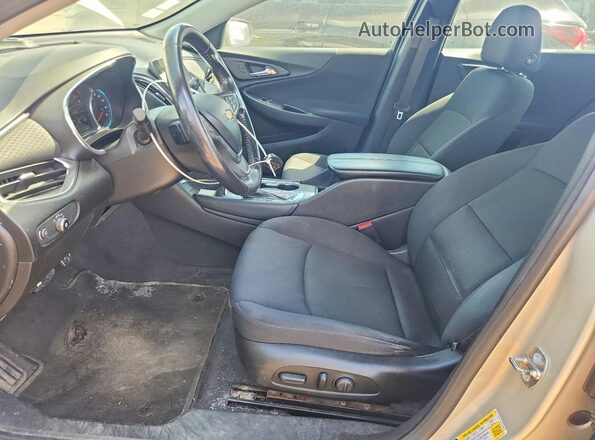 1G1ZE5ST3GF205079 2016 CHEVROLET MALIBU Бежевый Вид салона спереди