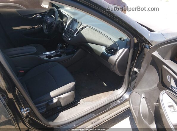 1G1ZE5ST3GF261734 2016 CHEVROLET MALIBU Black Front interior view