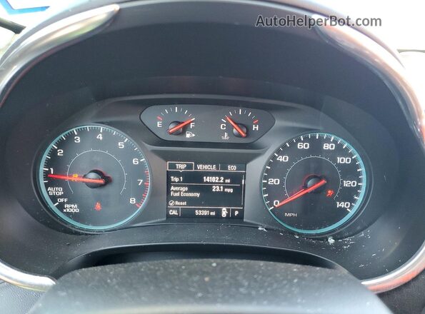 1G1ZE5ST3GF315422 2016 CHEVROLET MALIBU Burgundy Vista del cuadro de instrumentos