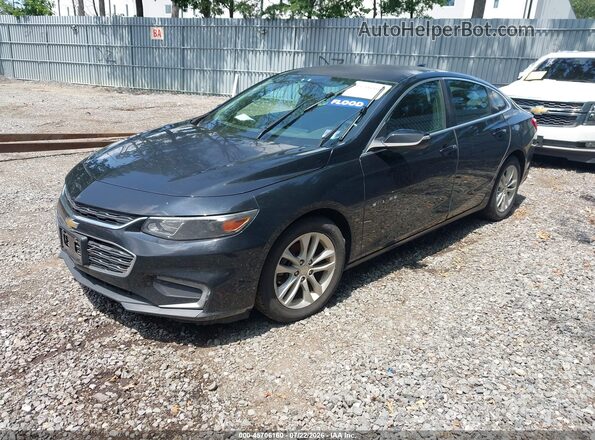 1G1ZE5ST3GF343396 2016 CHEVROLET MALIBU Black წინა მარცხენა ხედი სამი მეოთხედიდან