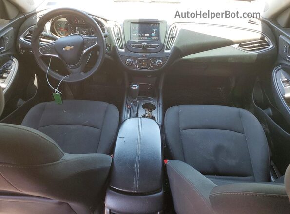 1G1ZE5ST3HF110376 2017 CHEVROLET MALIBU Silver Առջևի վահանակի տեսք