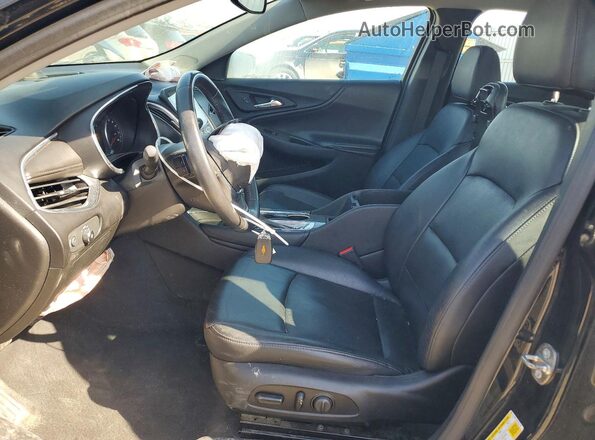 1G1ZE5ST3HF231702 2017 CHEVROLET MALIBU Black Front interior view