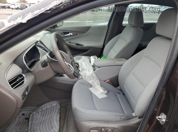 1G1ZE5ST4GF359560 2016 CHEVROLET MALIBU Бордовый Вид салона спереди