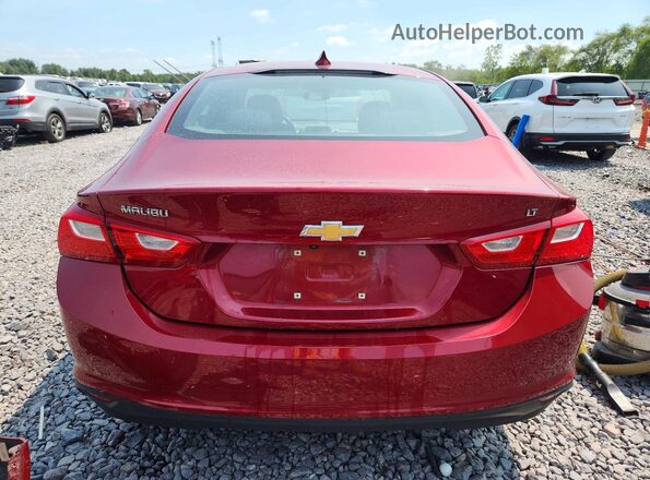 1G1ZE5ST4HF160882 2017 CHEVROLET MALIBU Бордовый Вид сзади