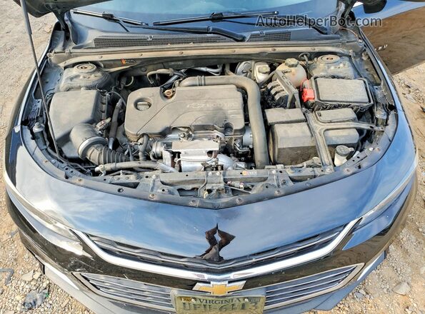 1G1ZE5ST4HF237735 2017 CHEVROLET MALIBU Black Widok wnętrza z tyłu