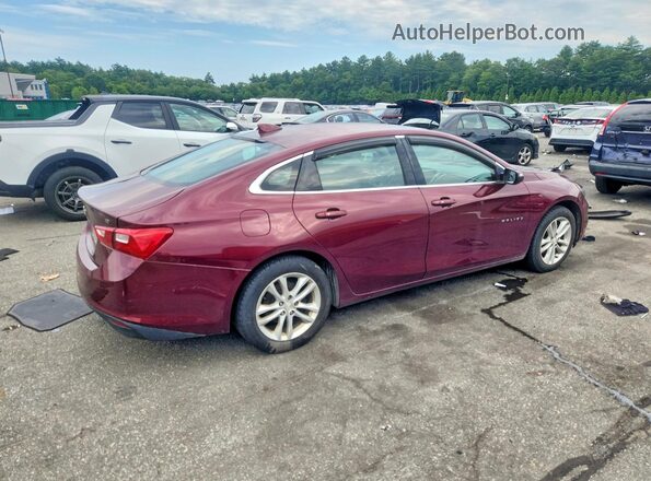 1G1ZE5ST5GF210557 2016 CHEVROLET MALIBU Красный Задняя правая четверть