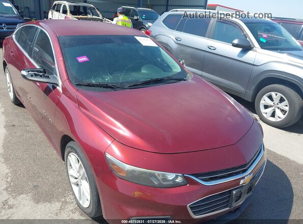 1G1ZE5ST5GF314112 2016 CHEVROLET MALIBU Темно-бордовый Вид спереди