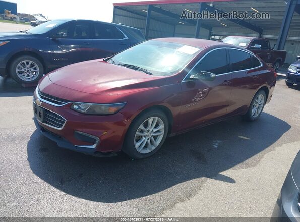 1G1ZE5ST5GF314112 2016 CHEVROLET MALIBU Темно-бордовый Передняя левая четверть