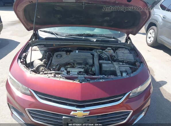 1G1ZE5ST5GF314112 2016 CHEVROLET MALIBU Темно-бордовый Вид сзади