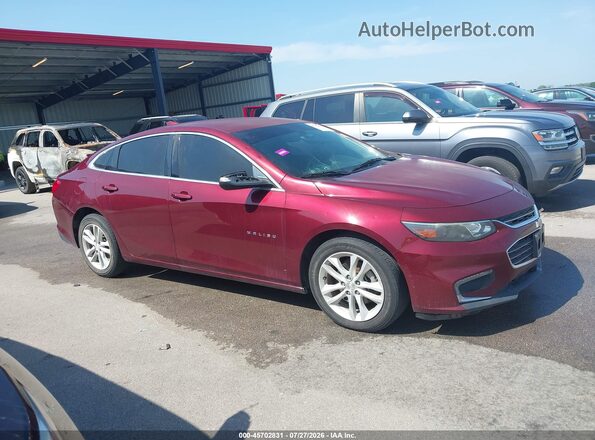 1G1ZE5ST5GF314112 2016 CHEVROLET MALIBU Темно-бордовый Вид задней части салона