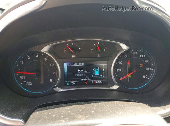 1G1ZE5ST5HF140835 2017 CHEVROLET MALIBU Синий Вид щитка приборов
