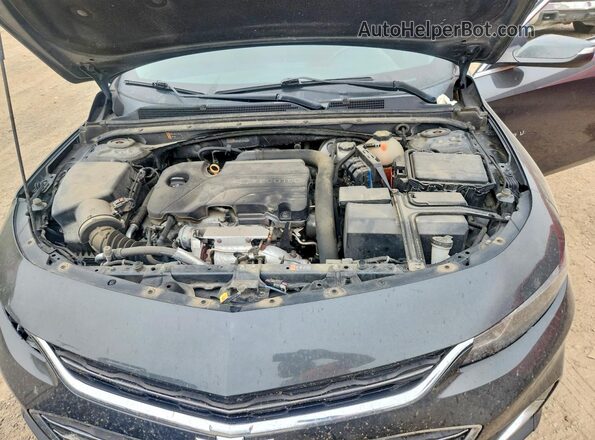 1G1ZE5ST5HF253801 2017 CHEVROLET MALIBU Gray Вид задньої частини салону