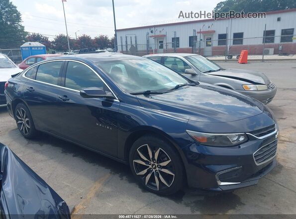 1G1ZE5ST5HF267357 2017 CHEVROLET MALIBU Dark Blue Вид задней части салона