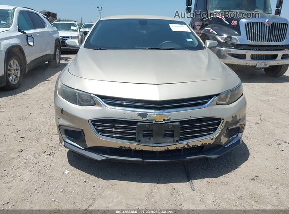 1G1ZE5ST6GF290886 2016 CHEVROLET MALIBU Tan Вид щитка приладів
