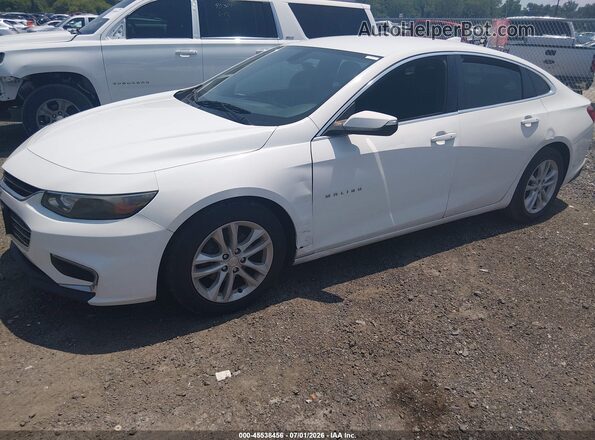 1G1ZE5ST6GF308562 2016 CHEVROLET MALIBU Белый Передняя левая четверть