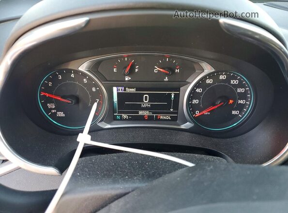 1G1ZE5ST6GF346597 2016 CHEVROLET MALIBU Black Вид щитка приладів