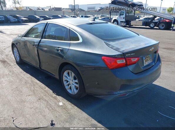1G1ZE5ST6HF133344 2017 CHEVROLET MALIBU Gray Trasero izquierdo