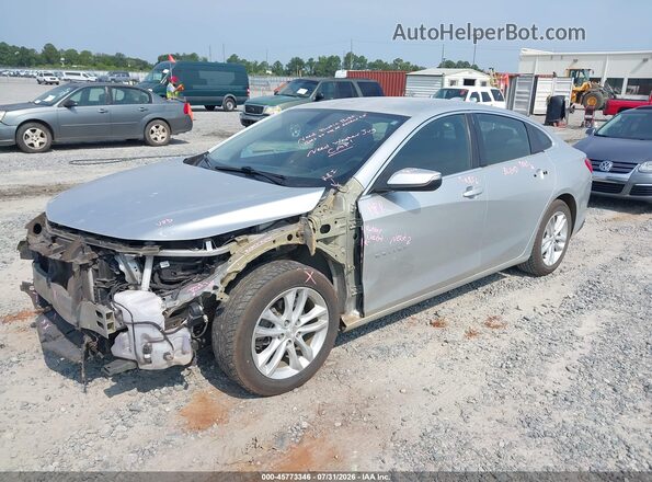 1G1ZE5ST6HF242578 2017 CHEVROLET MALIBU Silver Առջևի ձախ երեք քառորդ տեսարան