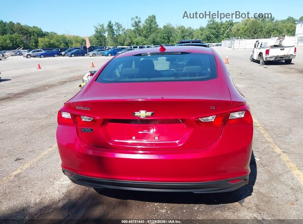 1G1ZE5ST7GF218417 2016 CHEVROLET MALIBU Red 