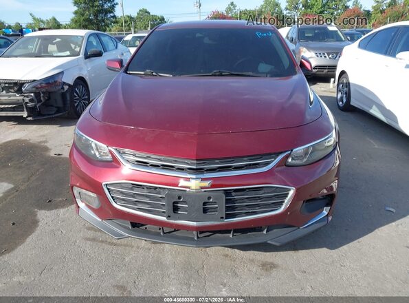 1G1ZE5ST7GF224394 2016 CHEVROLET MALIBU Burgundy Vista del cuadro de instrumentos